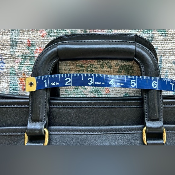 Vintage Coach Briefcase Style 5296 in Black Leather - Picture 14 of 16